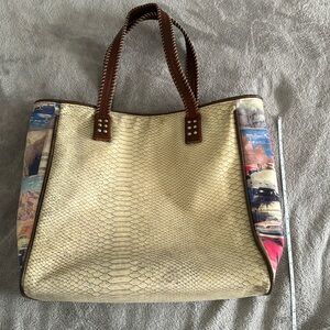 Consuela Learher/Reptile Tote